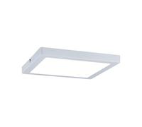 Paulmann 70870 Panneau LED Atria carré Plafonnier 20W lumière 2700K blanc chaud Panneau LED blanc dépoli dimmable pour montage au mur et au plafond