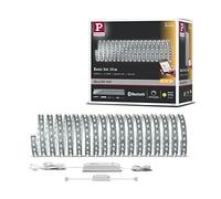Paulmann 70907 Function MaxLED 500 Kit de base 10m, Bluetooth, 2700K blanc chaud, 53,5W, 230/24V, Argent