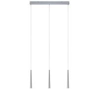 Paulmann 70930 LED luminaires en suspension Gutta incl. 3x7 watts gradable lampe suspendue Alu brossé éclairage de plafond Métal 2700 K