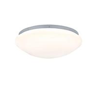 Paulmann 70981 plafonnier LED Leonis rond incl. 1x10 watts IP44 luminaire de salle de bain Blanc éclairage de salon plastique 3000 K
