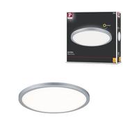 Paulmann Plafonnier LED Atria Shine 70991 – 16 W, blanc chaud, chrome mat