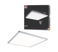 Panneau LED 3-Step-Dim Atria Shine Backlight carré 420x420mm 22W 2200lm 3000K Chrome mat gradable Chrome mat G