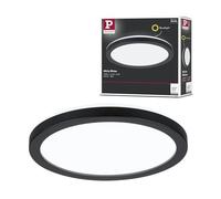Paulmann Plafonnier LED Atria Shine 71011 – 12 W, blanc neutre 4000 K, noir