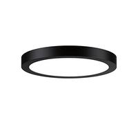 Paulmann 71025 panneau LED Abia 300 mm rond blanc lumière du jour Noir panneau lumineux synthétique Panneau de plafond 4000 Kelvin