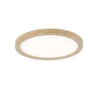 Paulmann Panneau LED Atria Shine Backlight – Rond 190 mm IP44 – 11,2W 850 lm 3000K Effet bois