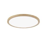 Panneau LED Atria Shine Backlight IP44 rond 293mm 16W 1600lm 4000K Esthétique bois Esthétique bois G