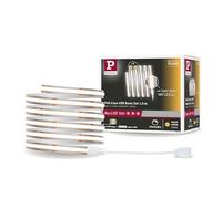Paulmann 71045 MaxLED 500 LED Strip Full-Line COB Kit complet 1,5m 10W 750lm 480LEDs/m 2700 K 25VA gradable, Argent plastique