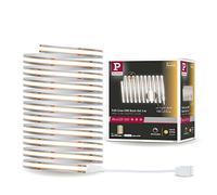 Paulmann 71046 MaxLED 500 LED Strip Full-Line COB Kit complet 3m 19W 1500lm 480LEDs/m 2700 K 36VA gradable, Argent plastique