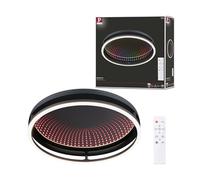 Paulmann Plafonnier LED Spaceglow One 71056 RGB+ 650 lm 34,5 W 230 V Noir mat
