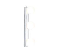 Paulmann 71063 Appliques Selection Bathroom Gove IP44 G9 230V max. 3x20W gradable Chrome, Satin luminaire de salle de bain, 3er Wandleuchte