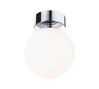 Paulmann 71065 plafonnier LED Selection Bathroom Gove IP44 3000K 900lm 230V 9W Chrome, Satin luminaire de salle de bain