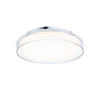 Paulmann 71075 Plafonnier LED Selection Bathroom Luena IP44 3000K 860lm 230V 16,5W Verre, Chrome luminaire de salle de bain