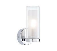 Paulmann 71076 Applique Selection Bathroom Luena IP44 E14 230V max. 20W gradable Chrome, Verre luminaire de salle de bain une flamme