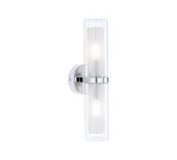 Selection Bathroom Applique Luena IP44 E14 230V max. 2x20W gradable Chrome#Verre Chrome G
