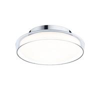 Paulmann Plafonnier LED Luena Selection salle de bain IP44 3000K 600lm 11,5W Verre Chrome