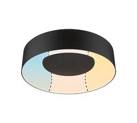 Plafonnier LED Casca IP44 White Switch 1500lm 230V 16W Noir mat Noir mat G