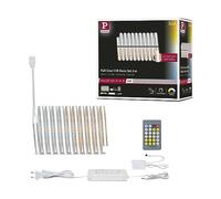 Paulmann 71111 MaxLED 500 Strip Full-Line COB 3m 15W 600lm/m 640LEDs/m Tunable White 36VA Bande LED Extensible, Matière Plastique, 15 W, Argent