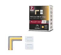 Paulmann 71122 MaxLED 1000 Strip LED Full-Line COB angle 90° 0,6W 1800lm/m 800LEDs/m gradable 0m, Argent plastique 2700K bande LED extensible