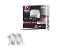 Paulmann 71125 MaxLED 500 Strip LED Full-Line COB 15W 600lm/m 480LEDs/m gradable 2,5m, Argent plastique 6500K bande LED extensible