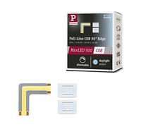 Paulmann 71126 MaxLED 500 Strip LED Full-Line COB Edge 0,3W 1000lm/m 800LEDs/m gradable 0m, Argent plastique 6500K bande LED extensible