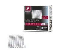 Paulmann 71129 MaxLED 1000 Strip LED Full-Line COB 30W 640lm/m 528LEDs/m gradable 2,5 m Argent plastique 6500K bande LED extensible