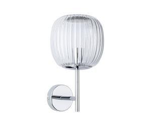 Paulmann 71140 Applique Selection Bathroom Ruya IP44 E14 230 V max. 20W Verre, Chrome éclairage de salle de bain - luminaire sans ampoule