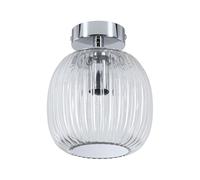Paulmann 71141 Selection Bathroom plafonnier Ruya IP44 E14 230V max. 20W Verre, Chrome applique/plafonnier, éclair. salle de bain - lum. sans ampoule