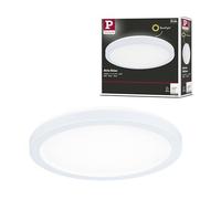 Paulmann 71156 Panneau LED Atria Shine Backlight IP44 rond 190 mm 11,2W 850lm 4000 K Blanc plafonnier