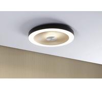 Paulmann 71180 Volea Plafonnier LED LED 4 W, 18.5 W noir, or