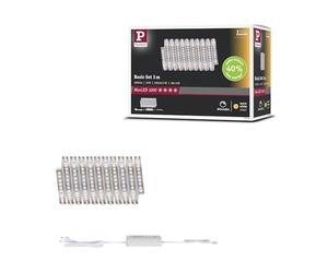 Paulmann 71242 MaxLED 1000 Strip LED Blanc chaud Kit de base 3m 22W 1100lm/m 128 LEDs/m 2700K 40VA