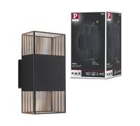 Paulmann 71251 Applique LED Tharin IP44 3000K 120x104 mm 2x3,7W noir