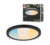 Paulmann 71271 Panneau LED Atria Shine IP44 rond 190mm 7,6W 1100lm 3000-6500K noir