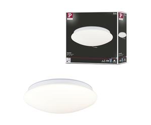 Paulmann 75407 Plafonnier LED Leonis II Détecteur de mouvement crépusculaire (HF) IP44 3000-5700K 1750lm 230V 16,5W Blanc