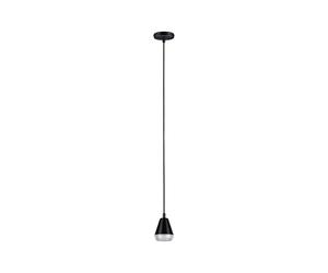 Paulmann 76990 Luminaire en suspension LED Luia IP44 GU10 max. 10W Satin, Noir éclairage de salle de bain - luminaire sans ampoule