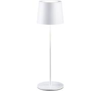 Paulmann Lampe de table Gilo 76997 LED d'extérieur 2,8 W blanc chaud blanc mat