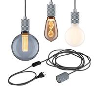 Paulmann Tilla Pendel 78437 Luminaire à suspendre E27 aluminium