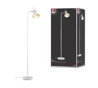 Paulmann 78483 Lampadaire Juna E14 max. 20W champagne, blanc dépoli métal
