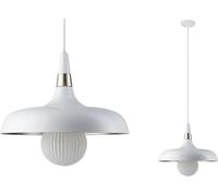 Paulmann 78484 Luminaire à suspendre E27 blanc mat, champagne