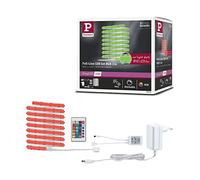 Paulmann 78864 SimpLED LED Strip Full-Line COB Kit complet 3m 22W 990lm 840LEDs/m RGB 24VA gradable blanc métal