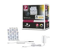 Paulmann 78868 Strip LED MaxLED 250 kit de base Smart Home Zigbee Tunable White 1,5m IP44 8W 230/24V 405lm Argent LED bandelumin. protect° aspersions