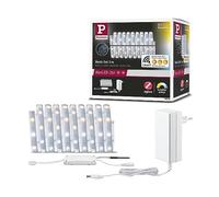 Paulmann 78869 Strip LED MaxLED 250 kit de base Smart Home Zigbee Tunable White 3m IP44 12W 230/24V 810lm Argent LED bandelumin. protect° aspersions