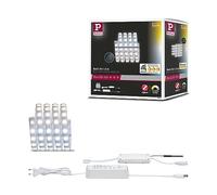 Paulmann 78871 Strip LED MaxLED 500 kit de base Smart Home Zigbee Tunable White 1,5m IP44 9W 230/24V 825lm Argent LED bandelumin. protect° aspersions