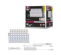 Paulmann 78872 Strip LED MaxLED 500 kit de base Smart Home Zigbee Tunable White 3m IP44 17W 230/24V 1530lm Argent LED bandelumin. protect° aspersions