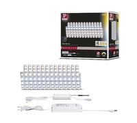 Paulmann 78873 Strip LED MaxLED 500 kit de base Smart Home Zigbee Tunable White 5m IP44 26W 230/24V 2750lm Argent LED bandelumin. protect° aspersions