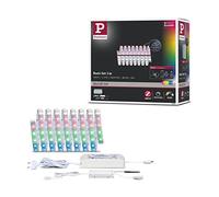 Paulmann 78884 LED Strips MaxLED 500 kit de Base Zigbee Smart Home IP44 3m INCL. 1x23W Grad. RGBW Gestion Couleurs Argent Plastique b. Lumineuse 3000K, Matière, 27 W