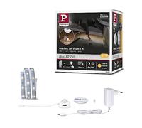 Paulmann 78893 LED Strips MaxLED 250 Night Comfort kit de base 1m 300lm 30LEDs/m 12VA incl. 1x4W bande lumineuse Blanc plastique 2700K