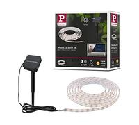 Paulmann 78896 Ruban LED solaire en plastique avec capteur crépusculaire et batterie IP44 Blanc chaud 48 lm 60 LED/m 2700 K 3 m
