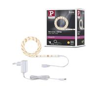 Paulmann 789.53 78953 LED SimpLED 1,5 m Blanc Chaud 230/12 V DC avec 1 Bande Lumineuse Blanche en Plastique de 5 W 3000 K