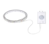 Paulmann Bande LED à piles 78900 – détecteur de mouvement & crépusculaire, Blanc 1 m 3000 K