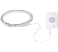 Paulmann Bande LED à piles 78900 – détecteur de mouvement & crépusculaire, Blanc 1 m 3000 K